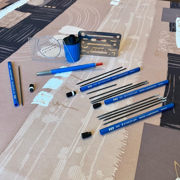 Vintage 1982 STAEDLER Drafting Tools - Picture 1 of 8